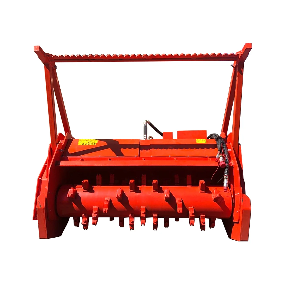 Alat Tambahan Skid Steer Excavator Kehutanan Skid Steer Loader Mulcher