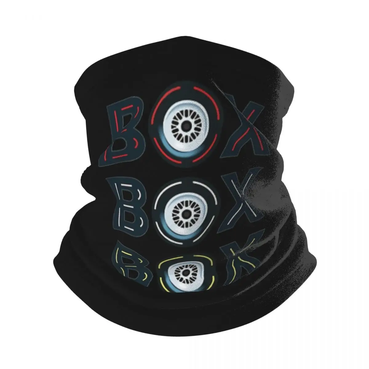 

Box Box Box Radio Call To Pit Stop F1 Car Racing Bandana Neckerchief for Hiking Women Men Wrap Scarf Neck Headband Warmer