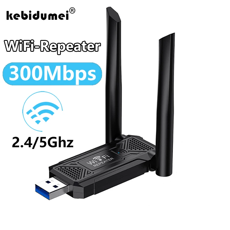 2,4 MBit/s-5GHz WLAN-Repeater USB-WLAN-Router Extender Signal verstärker Booster Langstrecken-WLAN-Repeater-Zugangspunkt