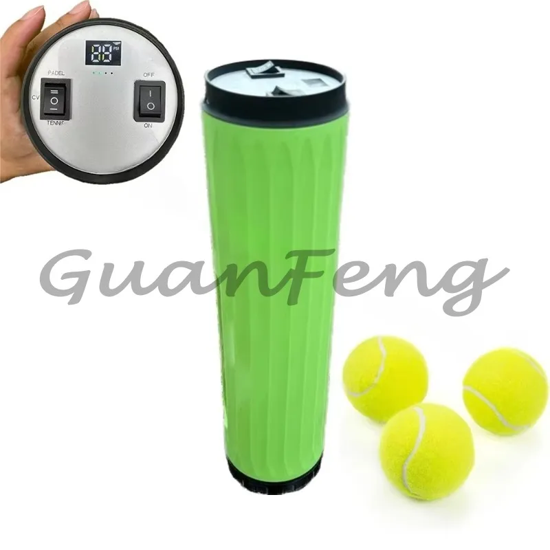 2nd Generation Electric Tennis & Pickleball Pressurizer, Holds 3 Balls, Ball Container Pressure Maintenance Tank