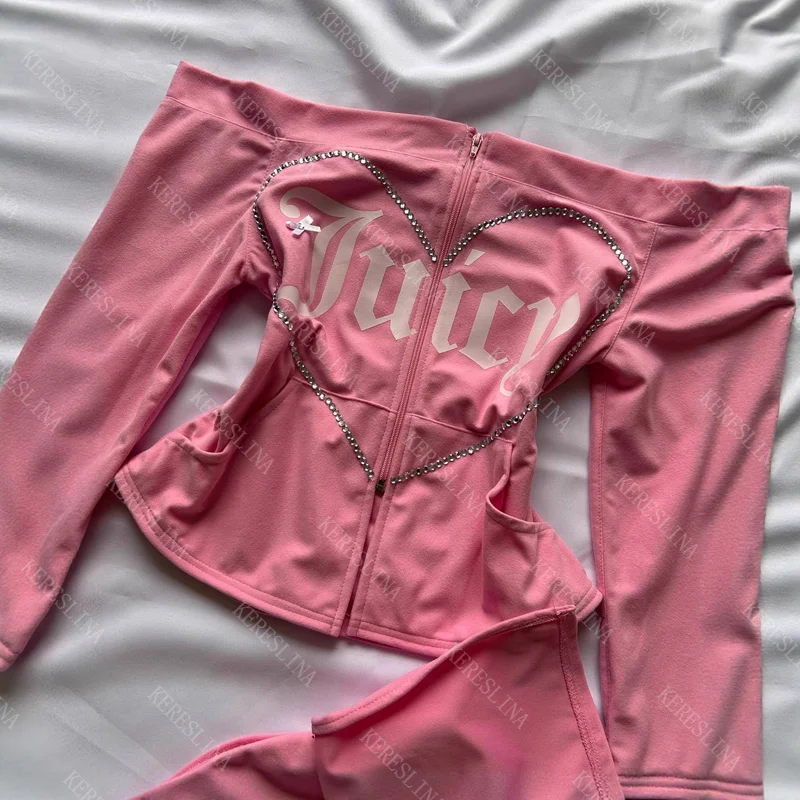 Y2k doce rua casual hip-hop bonito fino feminino de um ombro manga longa esportes estilo emo moda rock bowknot mini saia fina