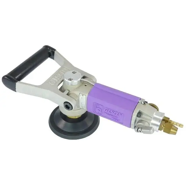 Customized 3600Rpm On/Off Switch Rear Exhaust Wet Water Air Pneumatic Polisher Sander For Stone, Marble, Granite