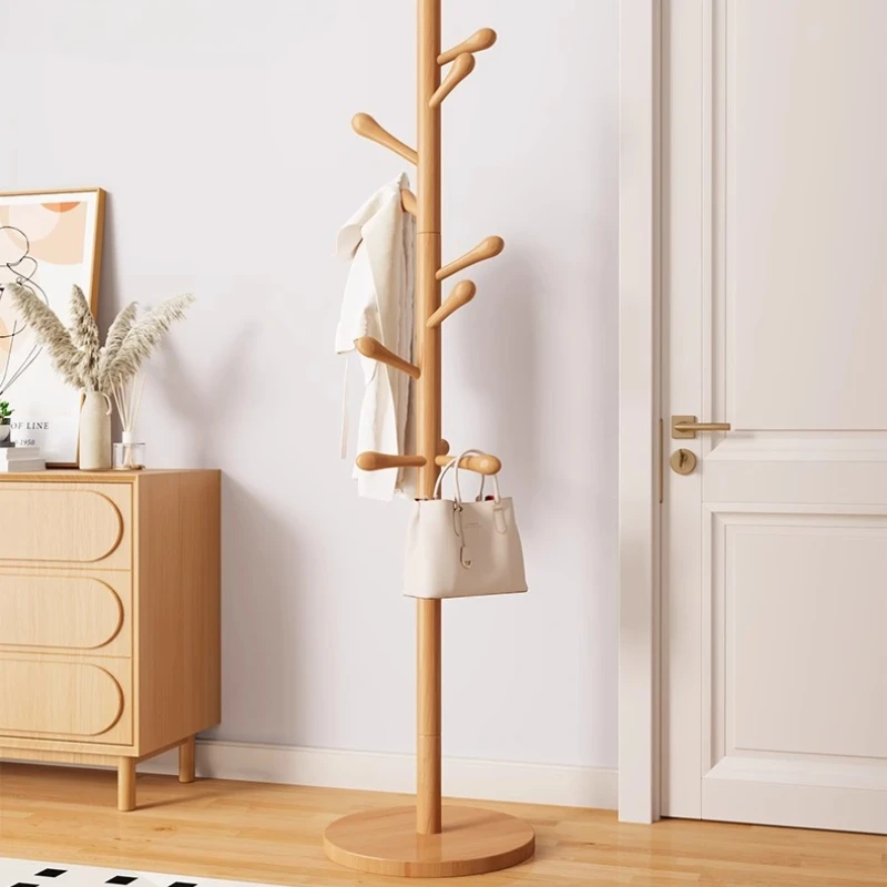 

Standing Coat Racks Wooden Clothes Racks Aesthetic Coat Rack Shelves for Hanging Coats Bedroom Shelf Modern Interior Furniture