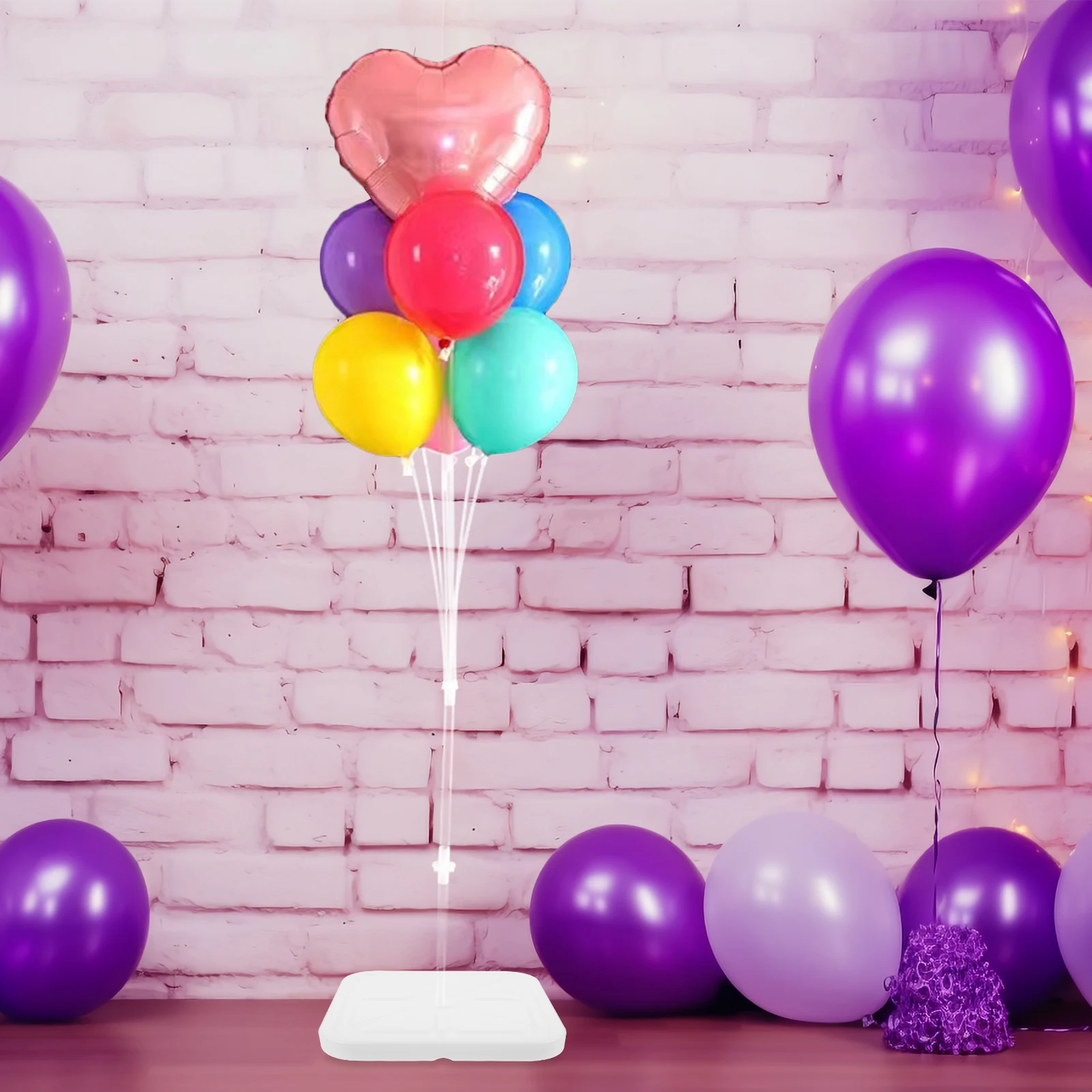 

2Pcs Sturdy Balloon Column Stand Water Injection Base For Outdoor And Indoor Party Decor