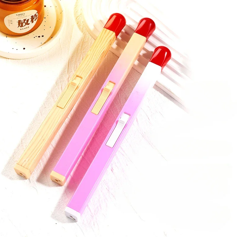 Creative Windproof Match Lighter Candle Aromatherapy Ignition Gun Long Handle Kitchen Ignition Lighter Smoking Cocina