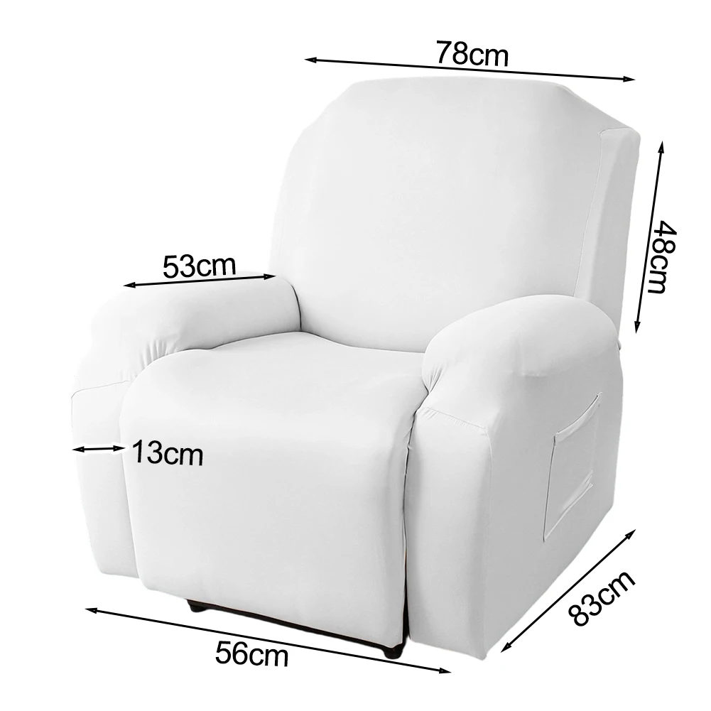 Furniture Protector Elastic Sofa Cover Thickened Polyester Fabric Soft Touch Texture Form-fitting Design For Living Room
