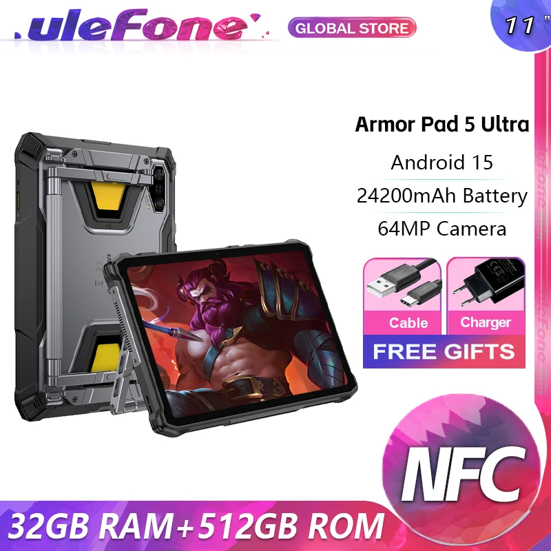 Ulefone Armor Pad 5 Ultra 5G ラギッドタブレット 12GB +512GB