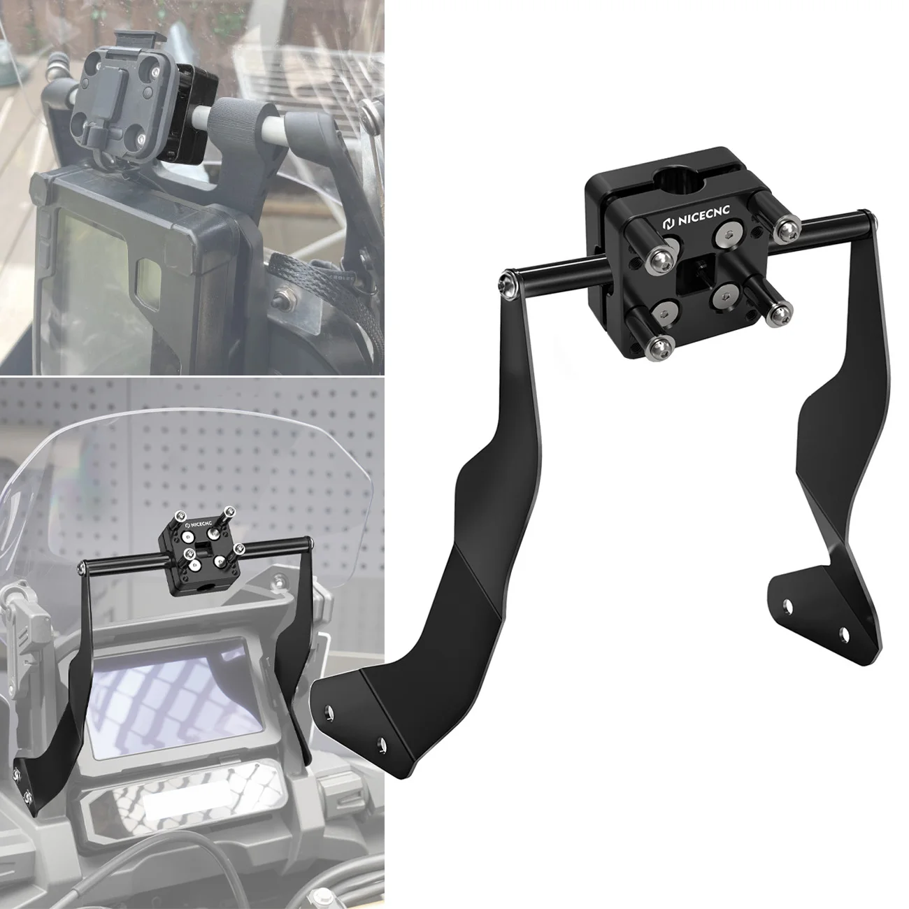 For 2020-2025 Honda CRF1100L Africa Twin GPS Navigator Holder AMPS Mount Brackets for Honda CRF1100 L Africa Twin Adv Sports