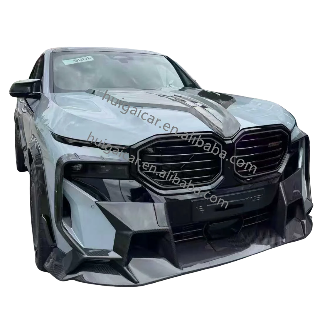 New Products For 2023 BMW XM Upgrade to Msy Style Carbon Fiber Body Kit With Front Lip Diffuser Spoiler Wheel Arch Wide Body Kit