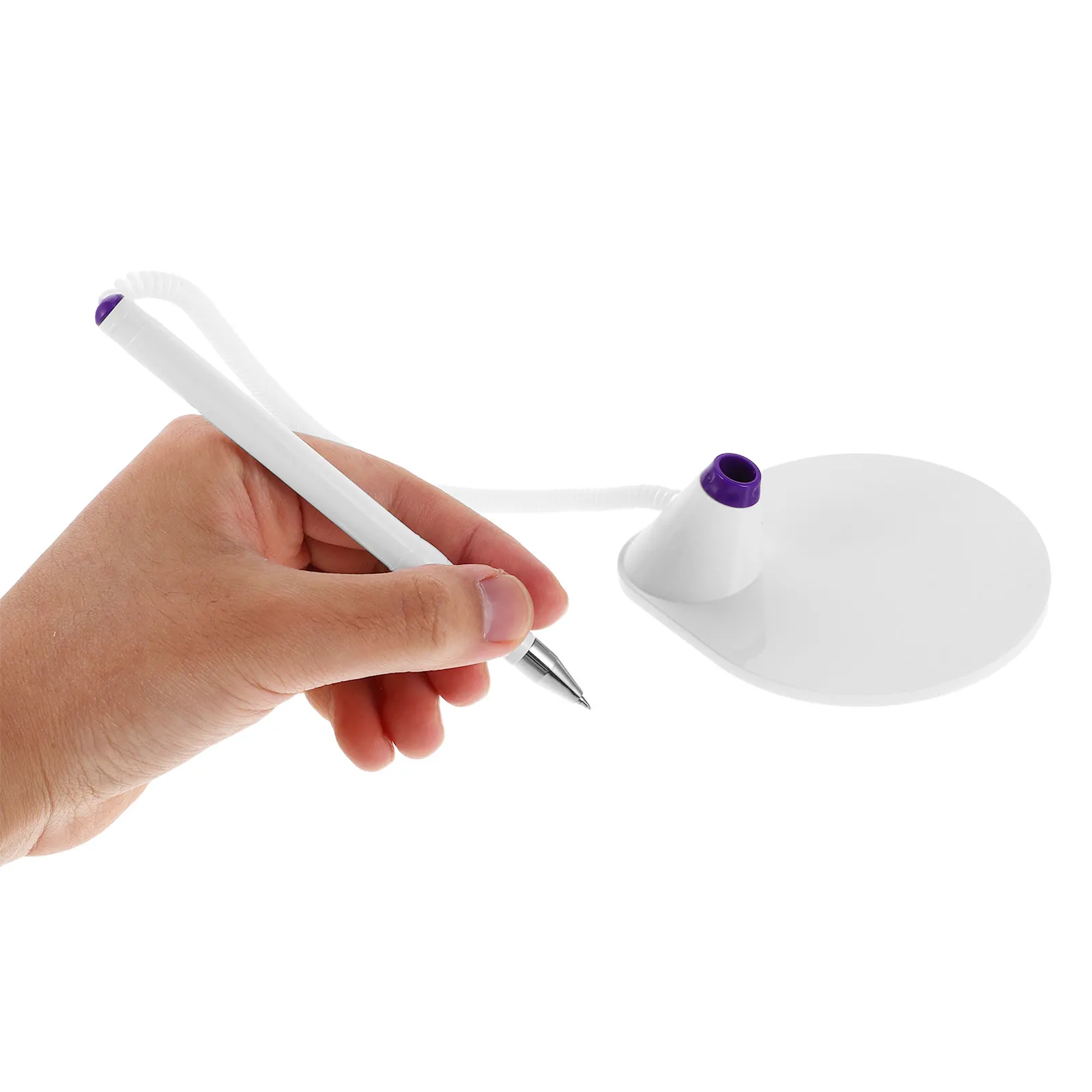 

4Pcs Table Fixed Signature Pen 0.5mm Business Office Pen Sleek Minimalist Design Wear Resistant for Reception Desk Guest Book