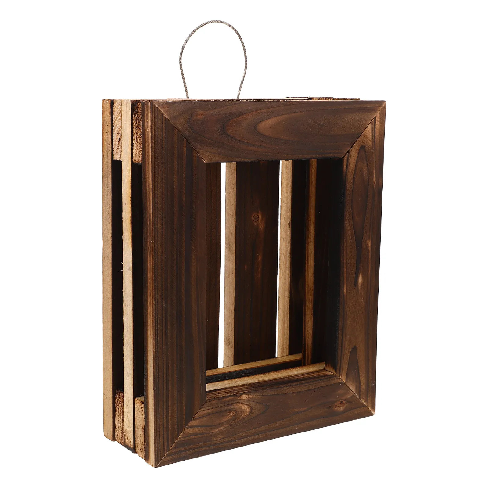 Staghorn Fern Mounting Kit Natural Solid Wood Panel Hardwood Hanging Plant Board Vertical Planter 9.8x7.9 Inch Wall Mounted Fern - view 2