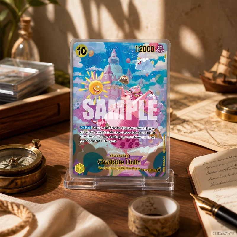 Charlotte Linlin OP03-114 en DIY OPCG Collection Cards Self Made Single Card Classic Game Anime Card Gift Toy 5PCS 10PCS Set