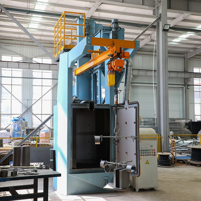Steel Shot Blaster for Sale Hook Type Spinner Hanger for Hardware Processing Plant Stampings Pretreatment Factory Direct