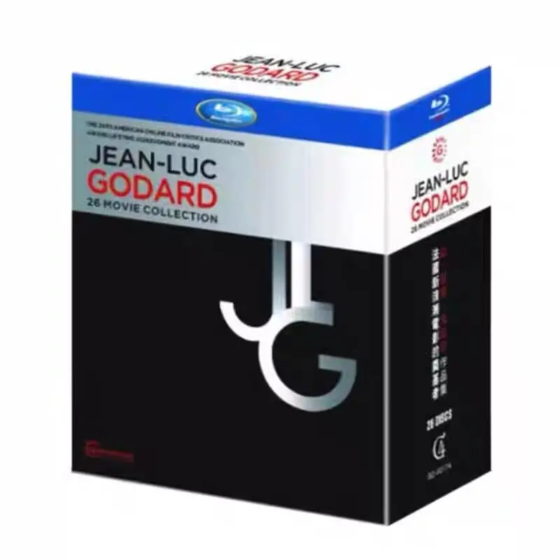 

26-Film Collection of Jean-Luc Godard Blu-ray High-Definition Movie Discs