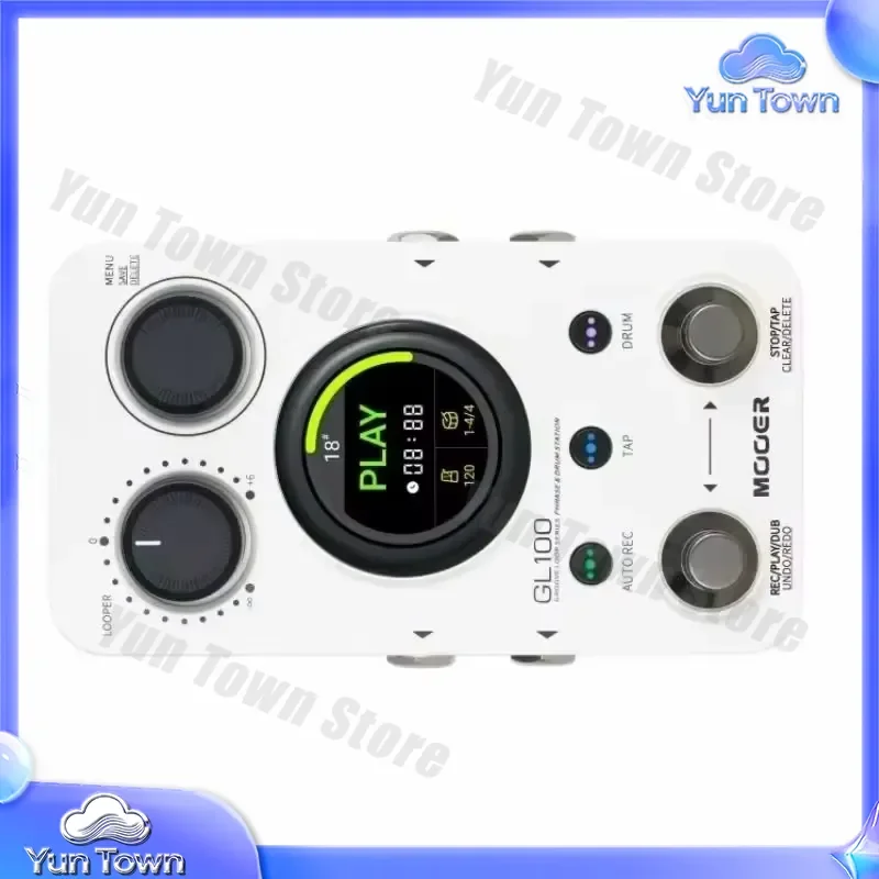 for Mooer GL100 Electric Guitar Effects Processor Dual Stompbox Stereo Looper Phrase Recorder with 100 Presets for Guitarists