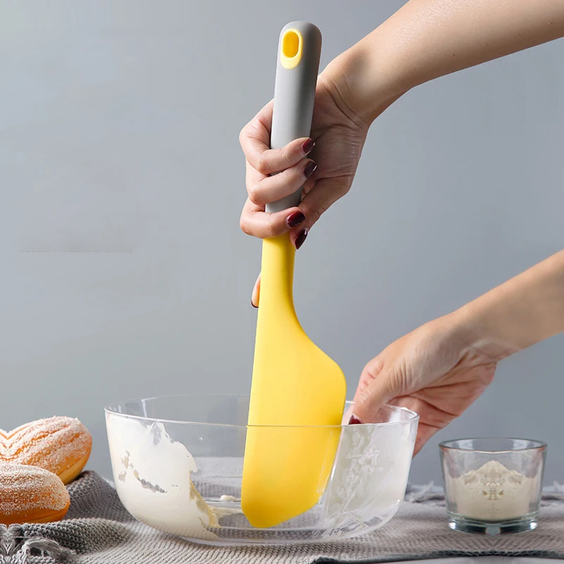 33cm nieprzywierająca łopatka do omletów Turner łopatka do kremów do ciast skrobak do masła mieszanie mąki narzędzie do pieczenia żaroodporny skrobak do ciasta