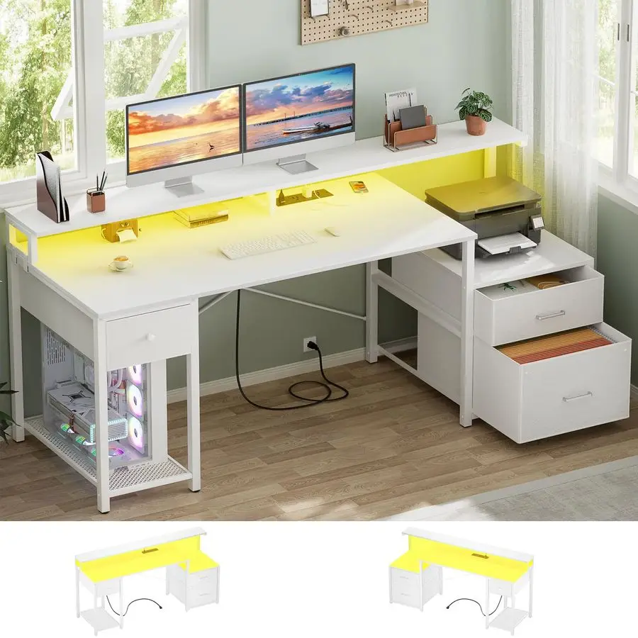 Computer Desk With …