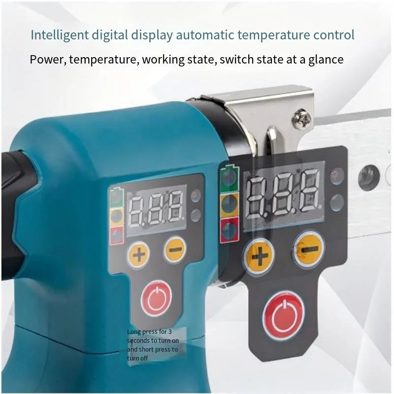 Digital Display Iithium Electric Hot Melt Device Temperature Control Wireless Water Pipe Welder Hot Melt Equipment Tools  154