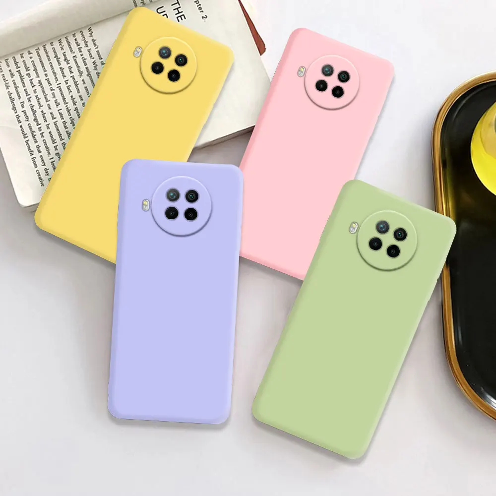Para Xiaomi 10T Lite Funda de silicona suave TPU contraportada para Xiaomi Mi 10T Lite Fundas de teléfono para Xiaomi 10i 5G Funda Coque