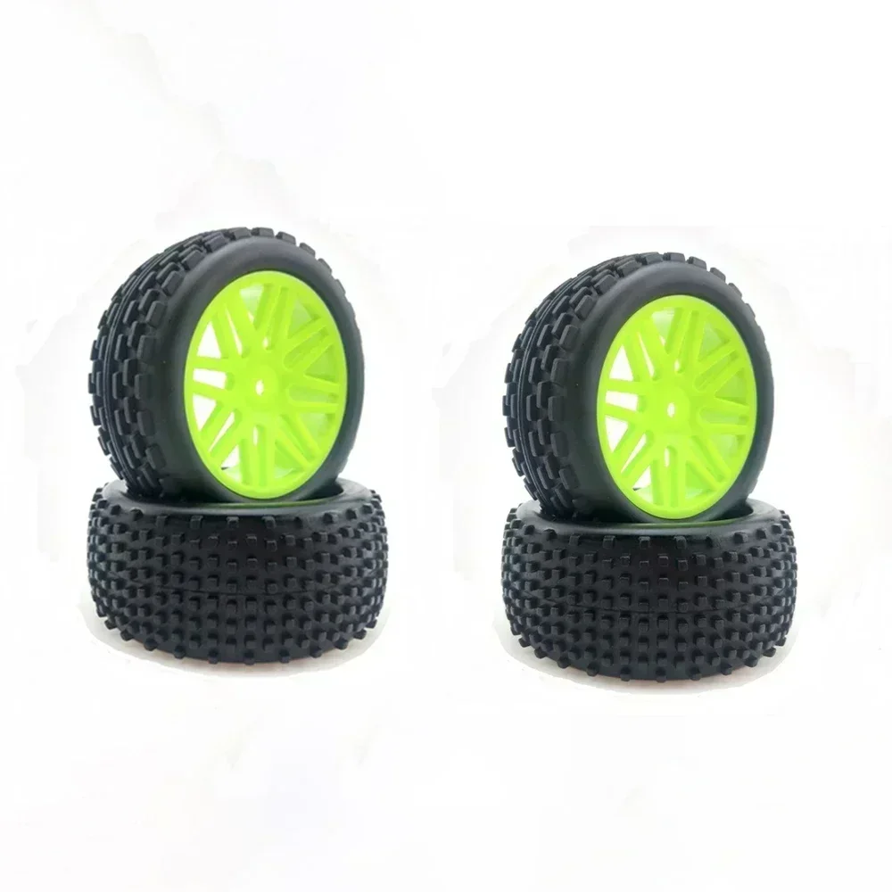 4 Stuks 85 Mm Banden Wiel Band Voor Wltoys 144001 124019 104001 Rc Auto Upgrade Onderdelen 1/10 1/12 1/14 Schaal Off Road Buggy