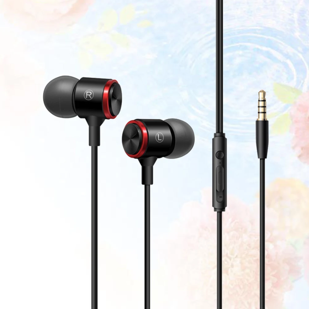 

Metal Headphone Heavy Bass In Ear Wired Earphone Noise Cancelling Durable Copper Quality Composite Membrane Silicon Ear Muffs