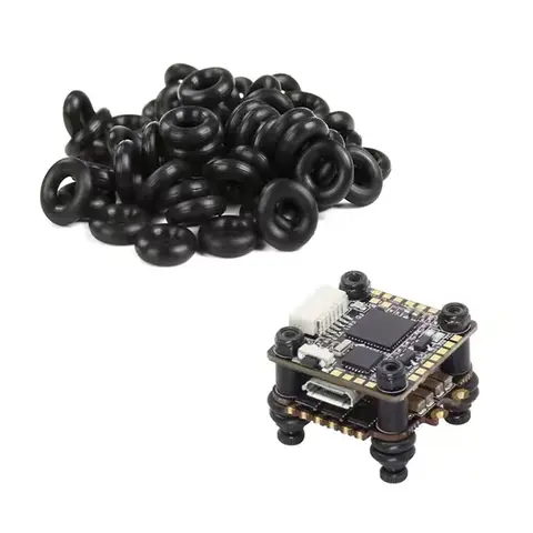 50Pcs M2 M3 O-shape Silicon Rubber Shock Absorber For F3 F4 Flight Controller F405 F411 30A 40A 50A 4in1 ESC RC Drone