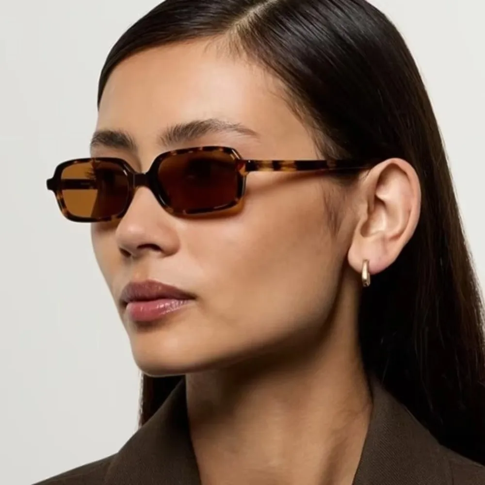 Fashion Anti UV Square Frame Sunglasses Scratch Resistant Korean Stylish Shades Eyewear Street Photography Women Eyewear Unisex