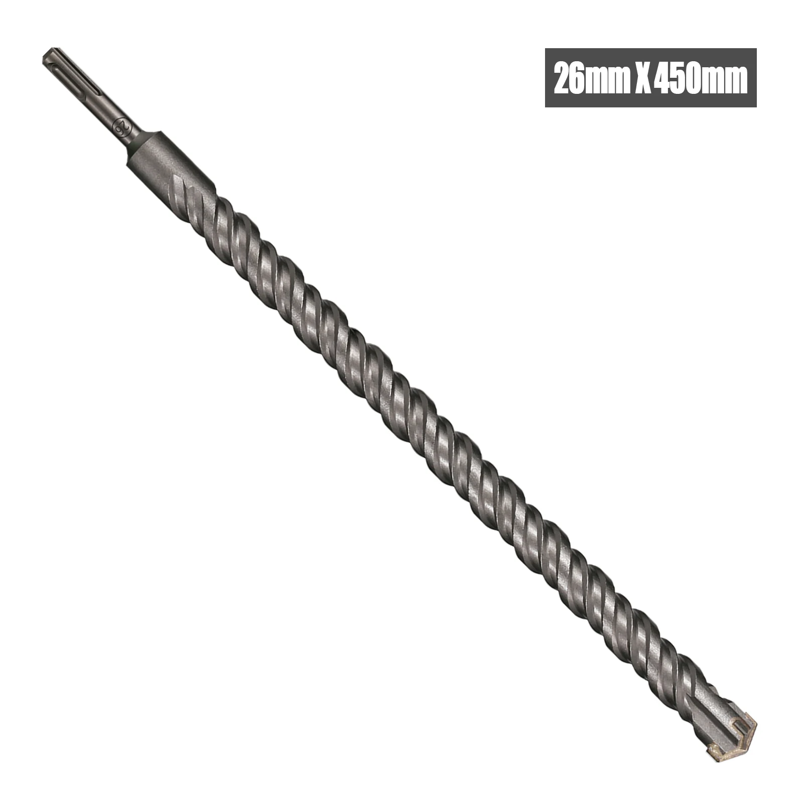1 Stück Beton-SDS-Plus-Bohrer 8-30mm Kreuzschneiderkopf Doppelschneckenhammer 450mm Wandziegelblock Elektrohammer Mauerbohrer – Detail 17