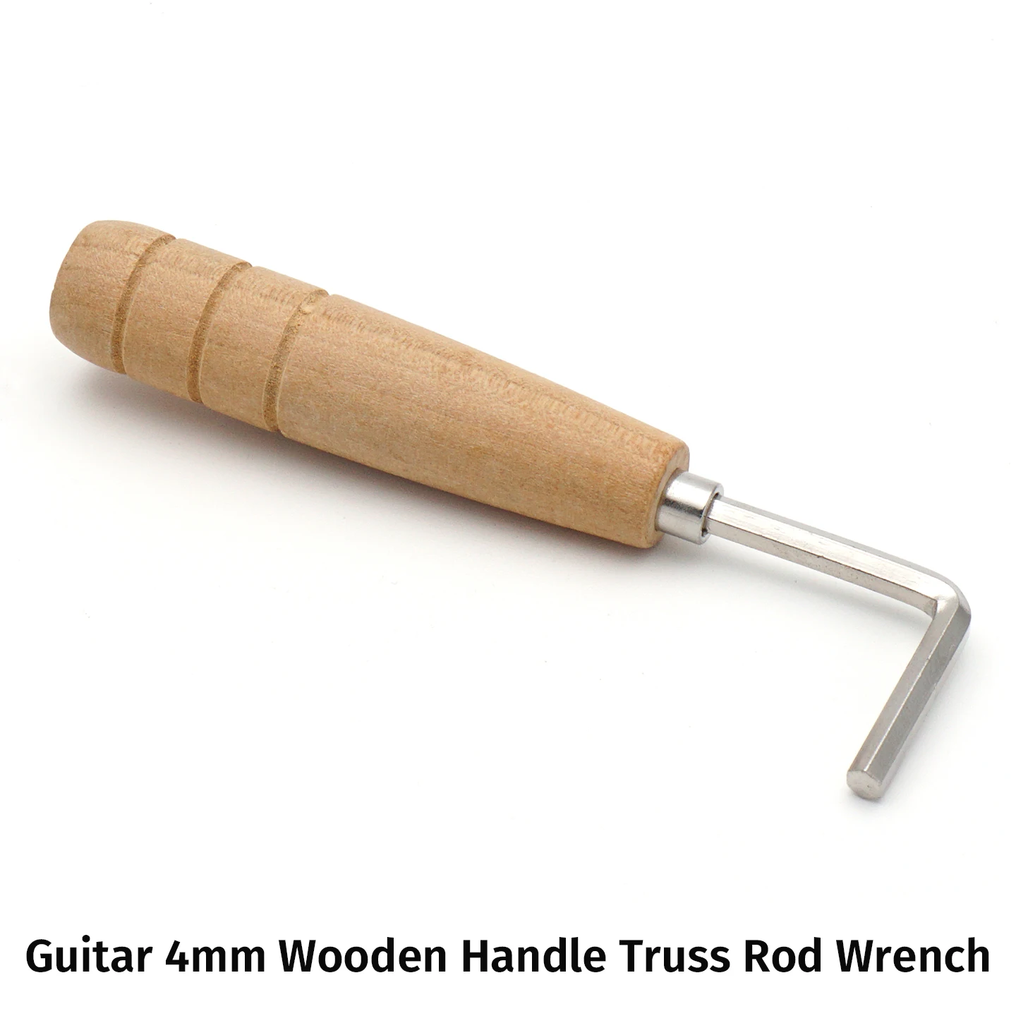 Guitar Truss Rod Wrench 4mm Wooden Handle Hex Wrench Neck Adjustment Tool for Electric Guitar Acoustic Guitar Bass