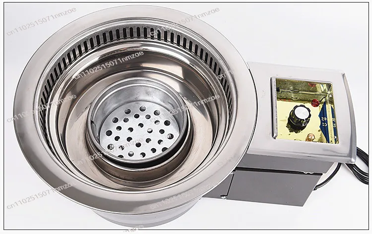 

Smokeless Charcoal Tabletop Grill - Commercial Restaurant BBQ Table for Indoor & Outdoor Dining