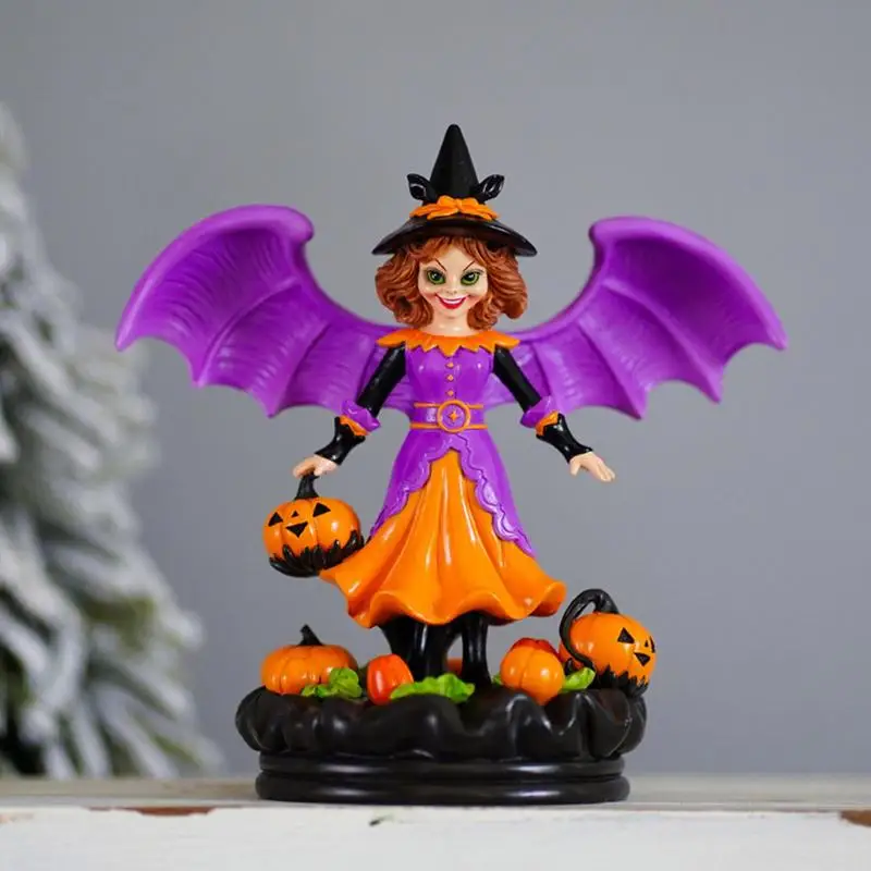 

Halloween Witch Decor Halloween Figurines Halloween Witch Ornaments Halloween Witch Doll Witch Figurine For Family Friends Girls