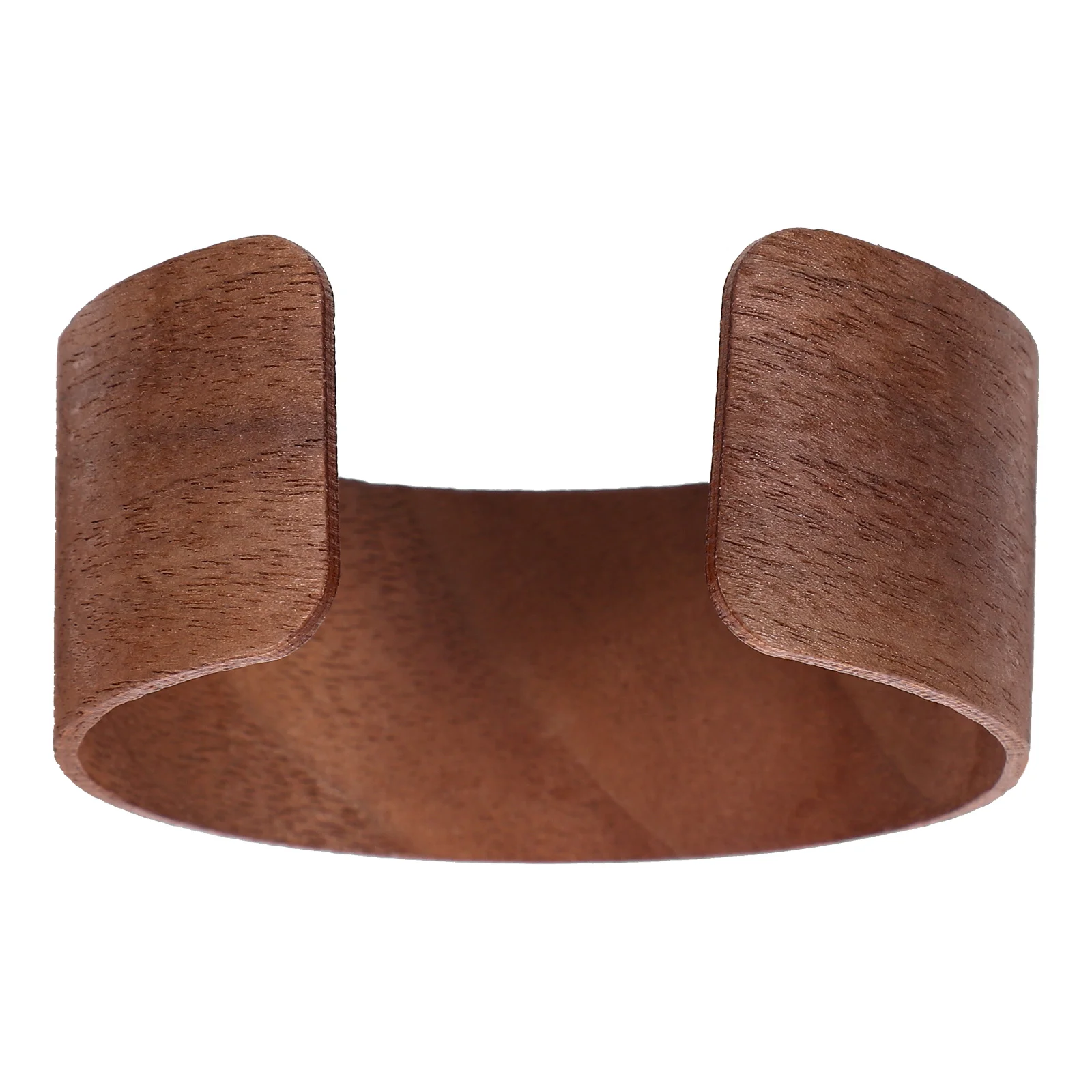 

1pc Wooden Heat Insulation Cup Sleeve Sturdy Natural Wood Grain Design For Coffee Tea Bottle Outdoor Indoor Use Home Office