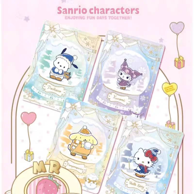 Original KAYOU Sanrio Card Sanrio Family Series Dream Collection Card Fantasy Dream Journey Hello Kitty Card Toy For Girl Gift