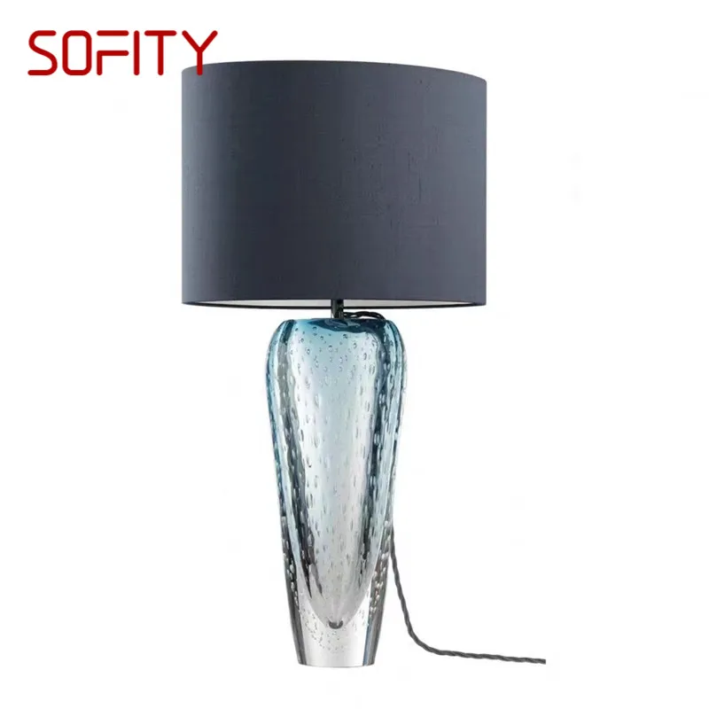 

SOFITY Nordic Glaze Table Lamp Modern Art Iiving Room Bedroom Study Hotel LED Personality Originality Desk Light