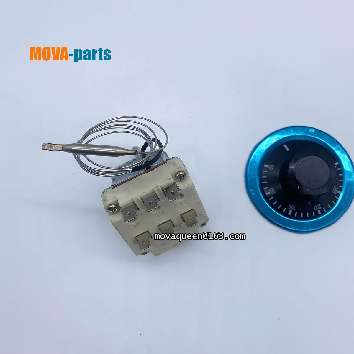 

Oven Fryer Stove Accessories 380V 16A 70CM Wire 6 Pins 50-300 Degree Safe Temperature Control Temperature Limiter Thermostat