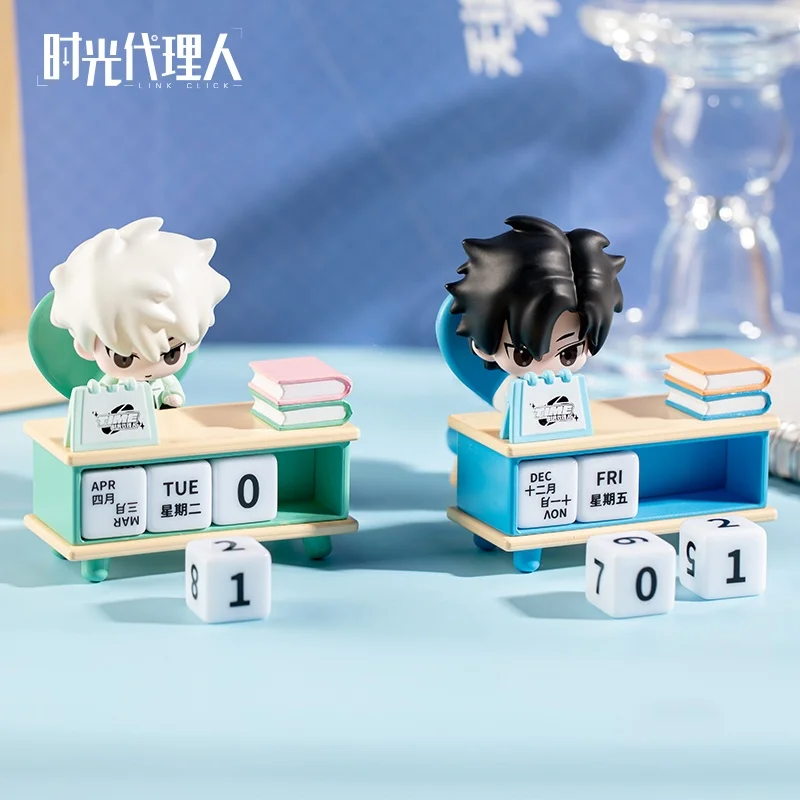 Original Link Click Desk Calendar Lucas Charles Anime Figure Model Decoration Collection Kawaii Figurine Desktop Friends Gifts