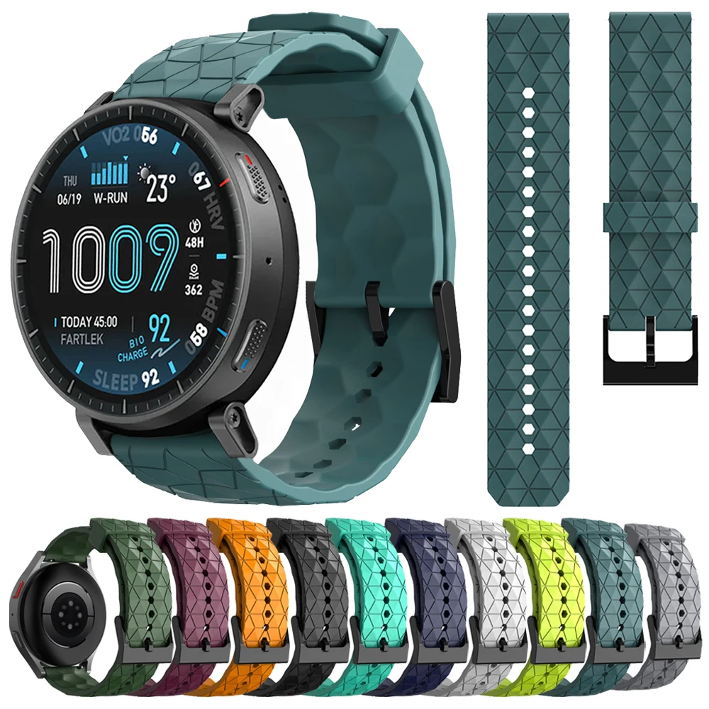 Für Huami Amazfit Active Max Uhrenarmband 20 22mm Silikon-Armband Amazfit BALANCE 2/Bip 6 5/GTR4 3 Pro/Active 2/GTS 4 2MINI Gurt