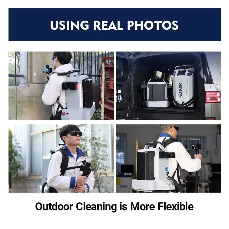 200W 300W Portable Suitcase Pulse Laser Cleaning Machine Suitable for Metal Rust Paint Coating Removal