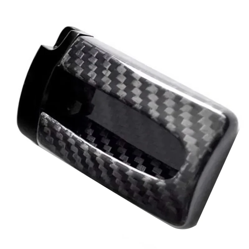 

Car Key Case Cover Shell Bag Real Carbon Fiber Design For Nissan GTR Infiniti U-Shaped Key Fob Protective Case