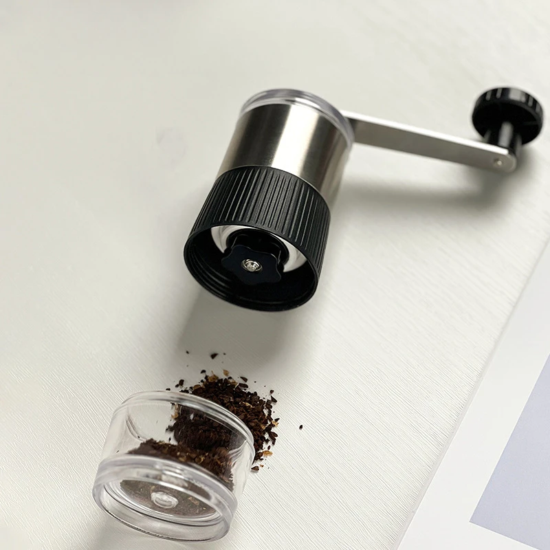 Mini Hand Crank Coffee Grinder,Ceramic Grinding Core,Stainless Steel Coffee Utensils,French Press/Hand Brewed/Espresso Coffee