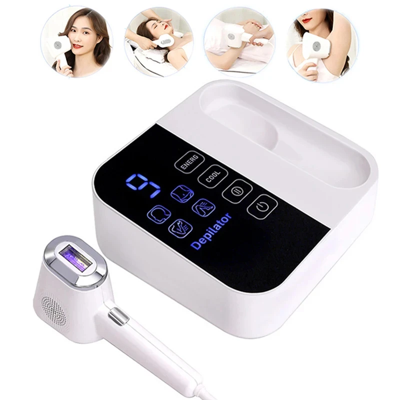 Profissional Permanente IPL Laser Epilator para mulheres, máquina da remoção do cabelo do gelo, removedor do cabelo, ferramentas do Depilator, todo o corpo, biquini