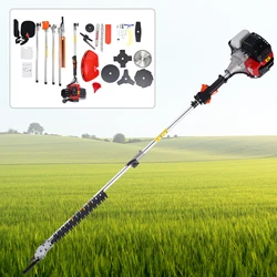 Trimmer Brush Cutter 52cc 2 Stroke Grass Wacker Weed Eater Lawn Mower Gas Power