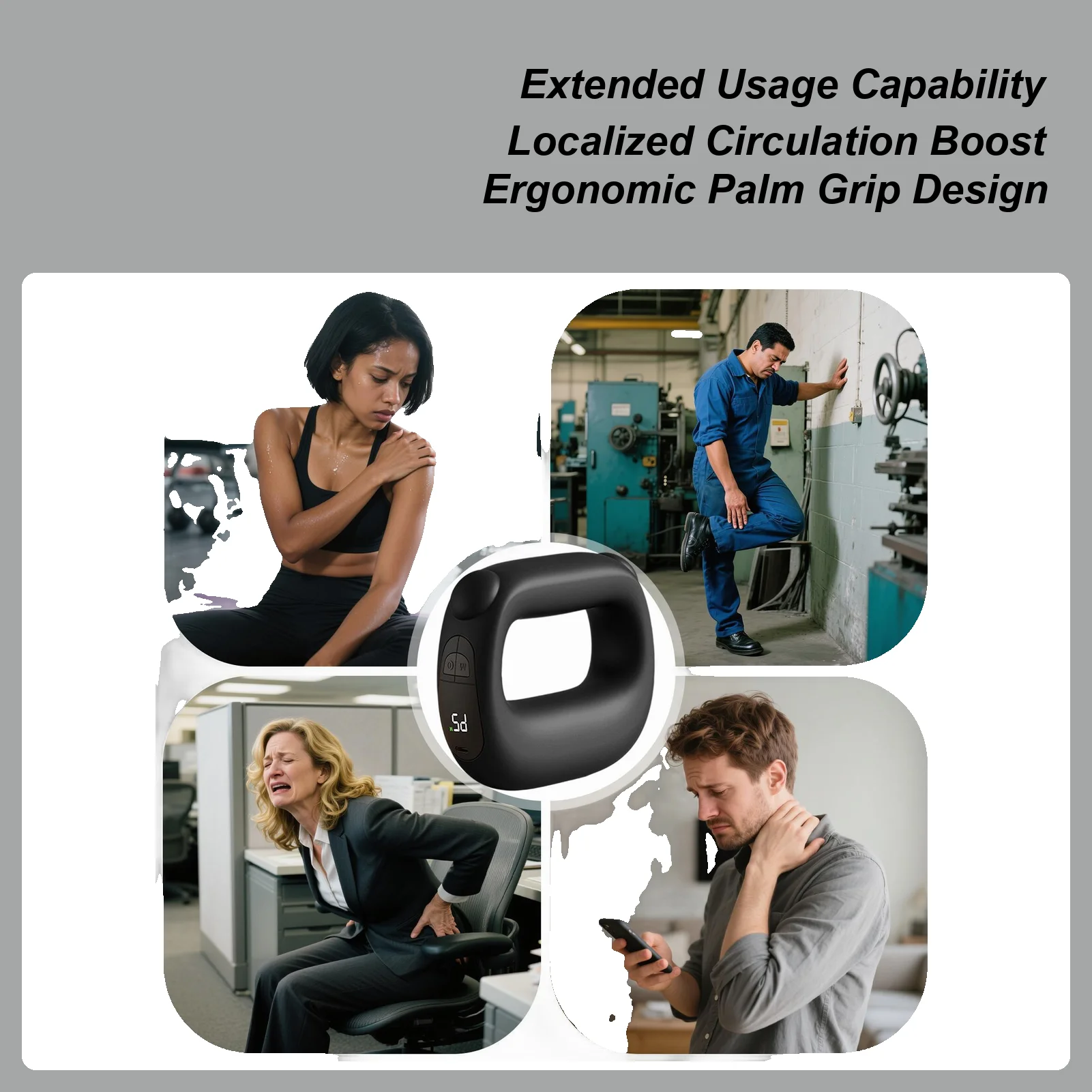 

Массажное кольцо для фасции всего тела, сжигание жира, формирование фасциального массажера, массажные инструменты, 4 скорости для сжигания мышц, жира, рук, бедер, шеи