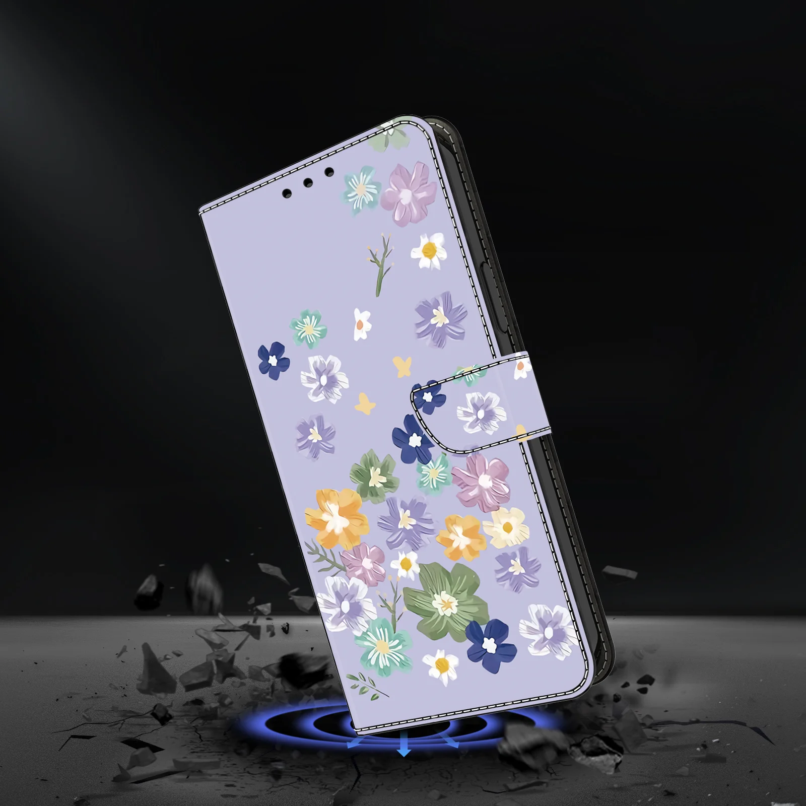 Magnetic Flip Leather Cover For Xiaomi Redmi Note 10 10T 9S 9 8 8T 7 7S 6 Pro Plus Lite 4G/5G Painting Wallet Case