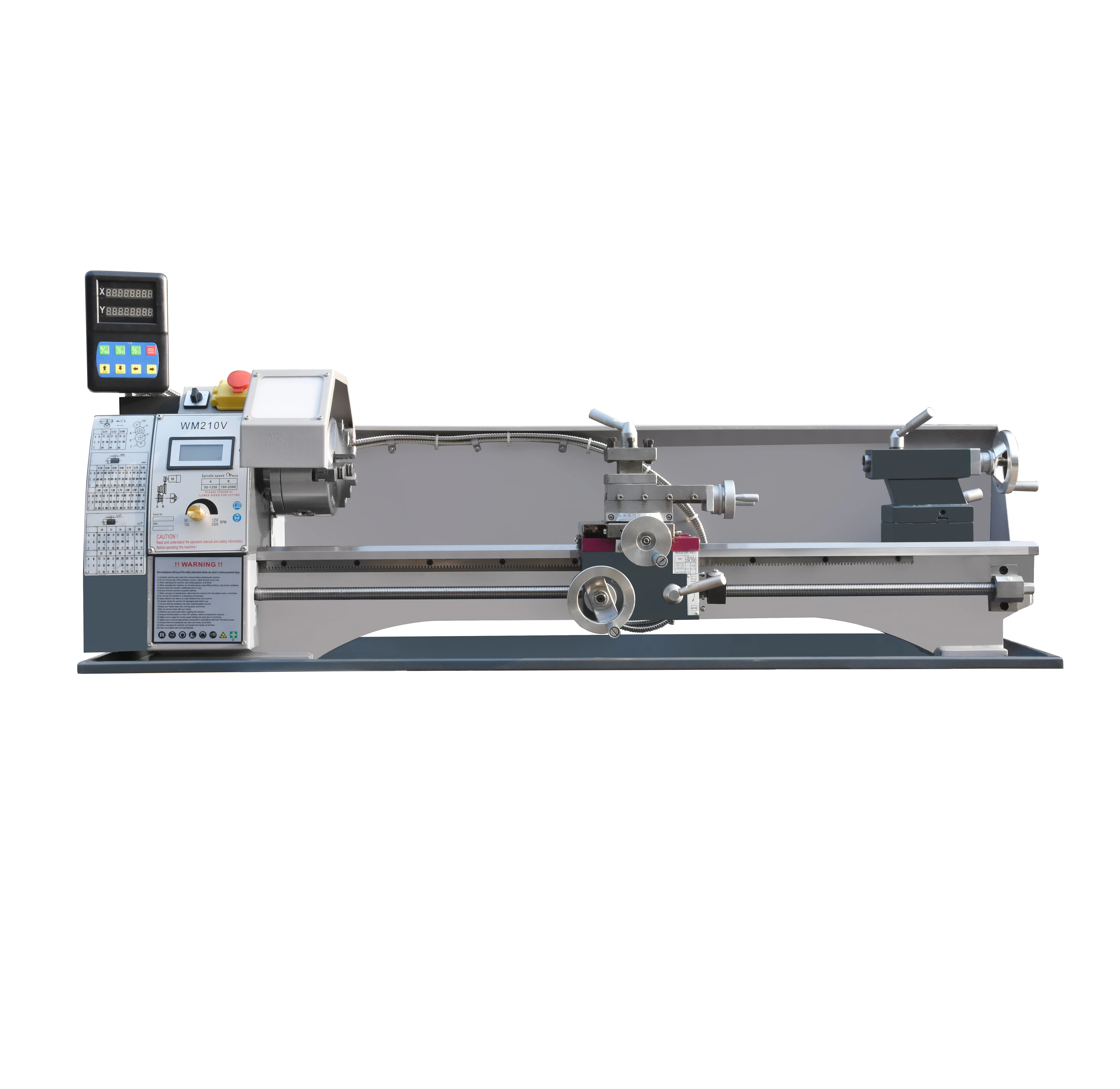 WM210V-L Lathe Manufacturer Horizontal Mini Metal Lathe Machine