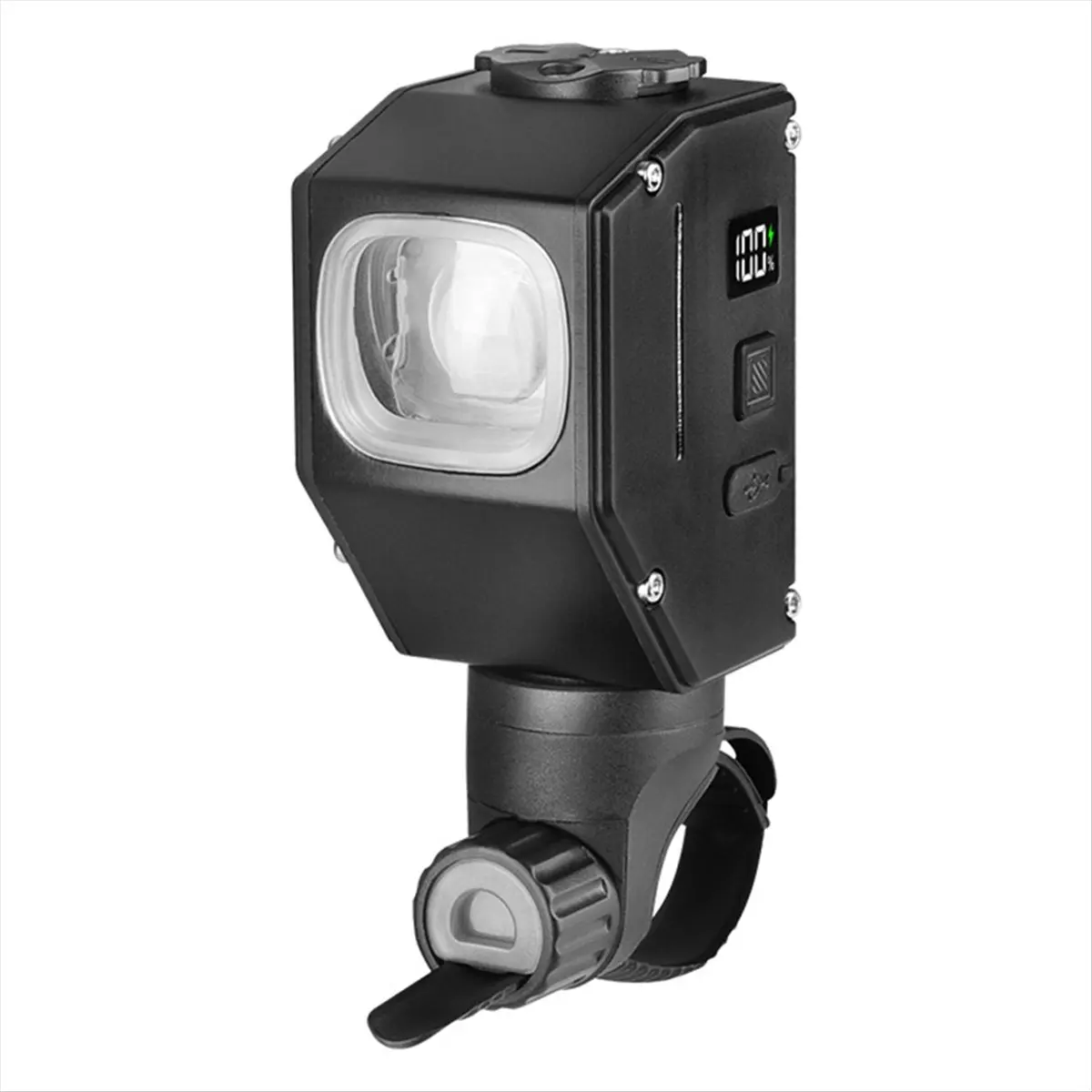 

Aluminum Alloy Bicycle Headlight 2000 Lumen with 8 Modes Anti Glare Cutoff for Night Cycling with 3000mAh Battery [T34-2026]