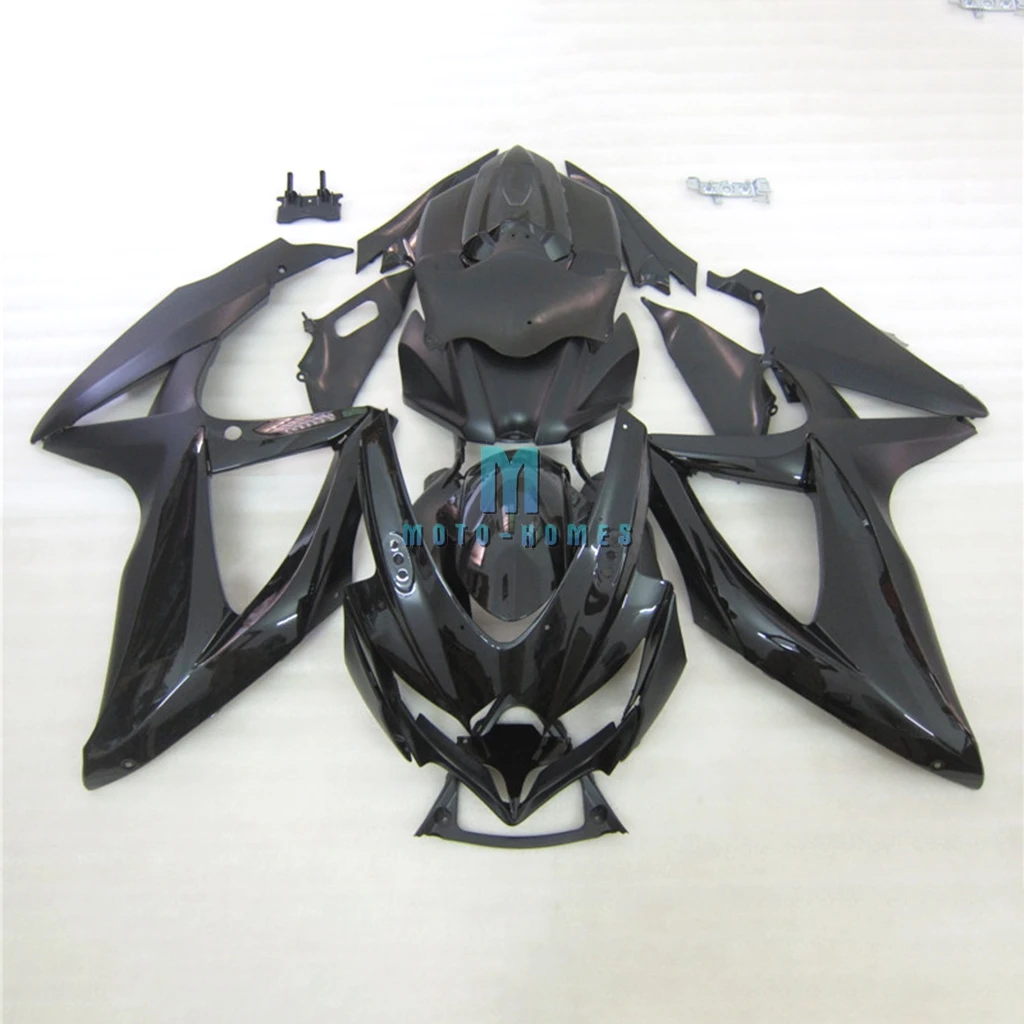 

Prime Fairing Set for SUZUKI GSXR600 GSXR750 2008 2009 2010 K8 K9 GSX-R600 R750 08 09 10 Motorcycle Rebuild Fairings Black
