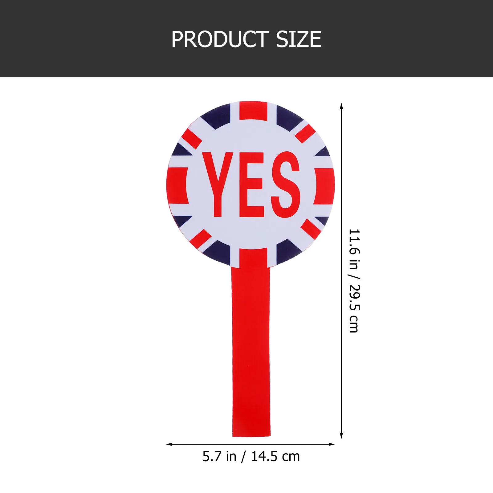1Set Premium Handheld Voting Board Double-Side Design Classroom Voting Accessory Teacher Judging Board School Game Yes No Paddle