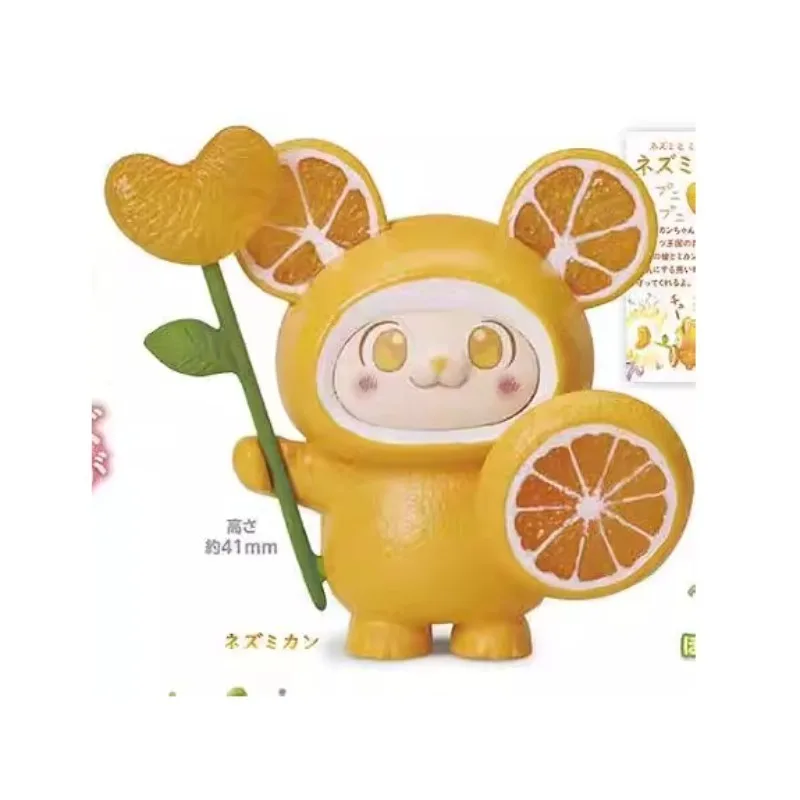 Vegetable Fruit Fairy Gashapon Orange Snow Pea Personification Desktop Ornament New Gifts
