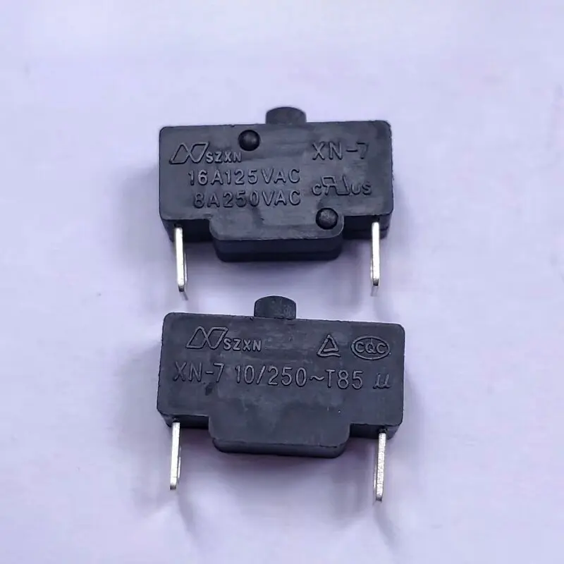 XN-7 Hair Dryer Switch Accessories - 2-pin Cold & Hot Air Microswitch with Normally Closed Function - 10A 250V